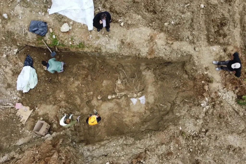 Greece Civil War Mass Grave Unearthed, Stirring Historic Reflections 13 Buried Past Revealed Civil War Mass Grave Found in Greece-tramesh