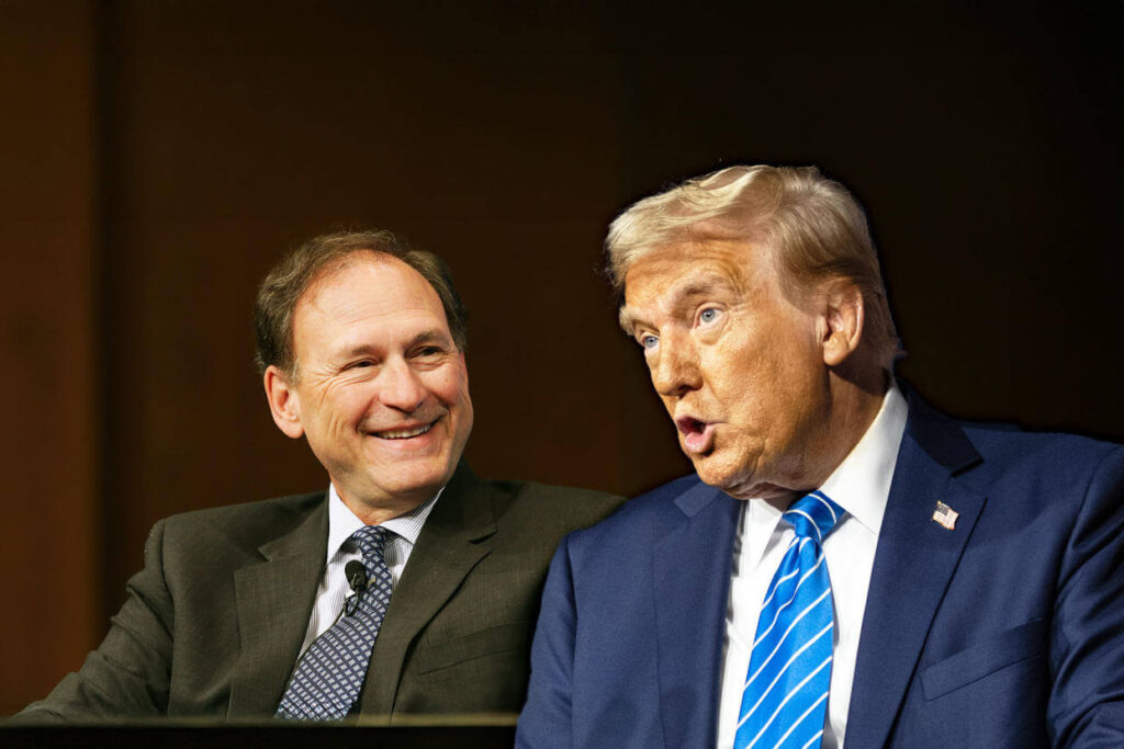 Trump Live Alito Disses