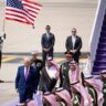 Donald Trump live US admiral arrives in Saudi Arabia, meets MBS-tramesh