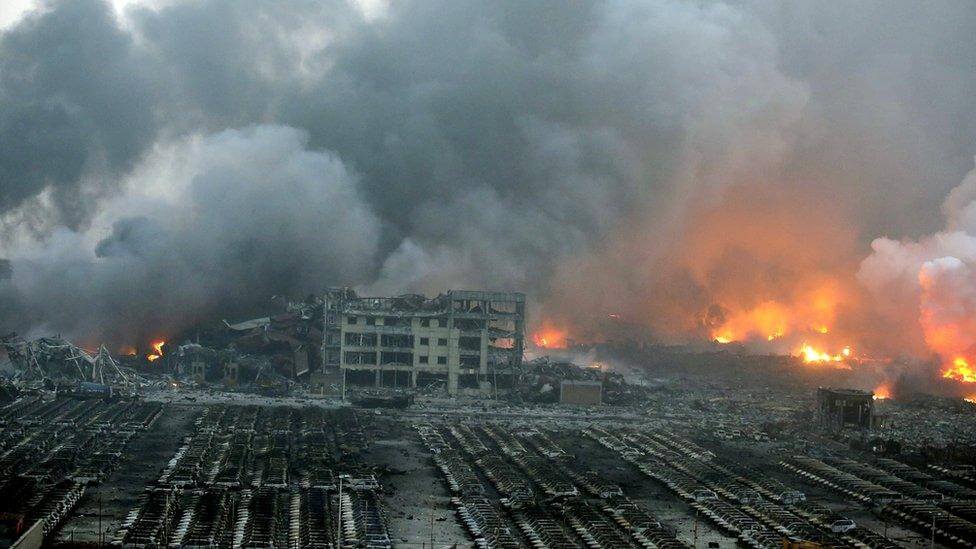 At Least 5 Dead in Massive Explosion at Chinese Chemical Plant 2 Drone Footage Shows Aftermath of Deadly Explosion at Chinese Chemical Plant-tramesh