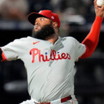 Phillies analgesic Jose Alvarado abeyant 80 amateur by MLB-tramesh