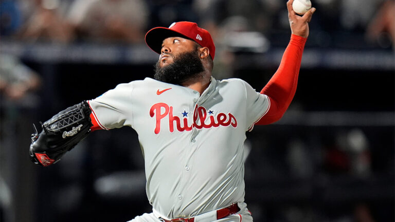 Phillies analgesic Jose Alvarado abeyant 80 amateur by MLB-tramesh