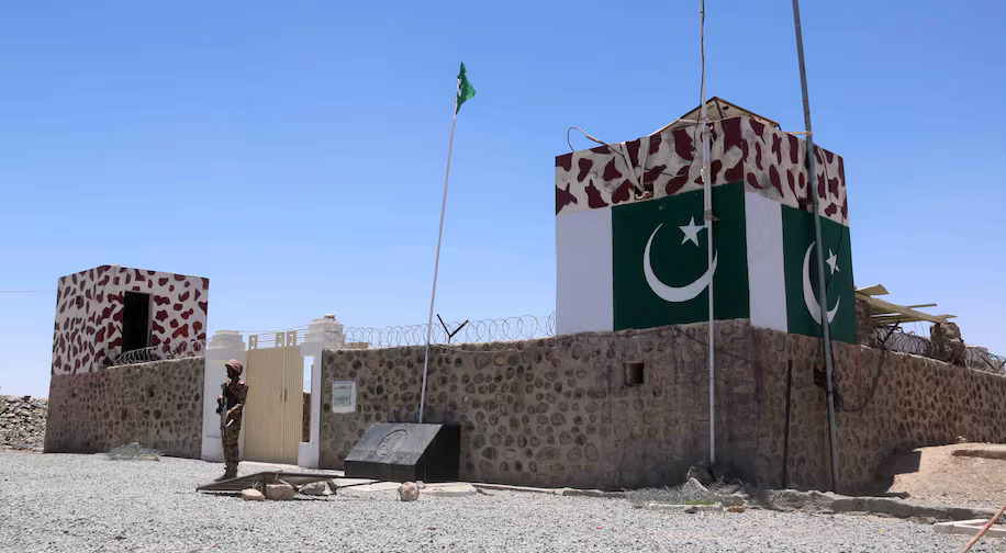 Pakistan to boost defense spending after military showdown with India 2 A Pakistani soldier stands guard at an outpost on the Pakistan-Afghanistan border on June 4
