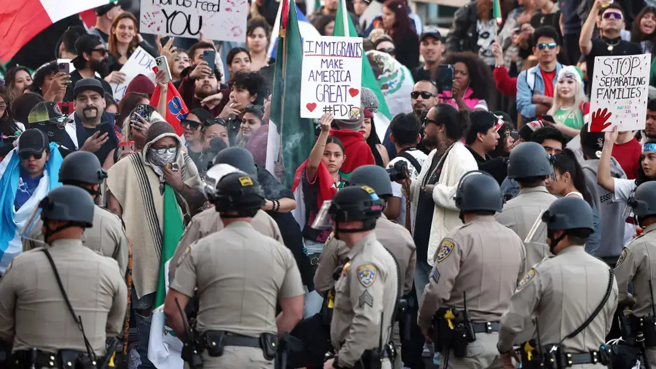 Los Angeles Braces for Fourth Day of Protests Against Immigration Raids-tramesh