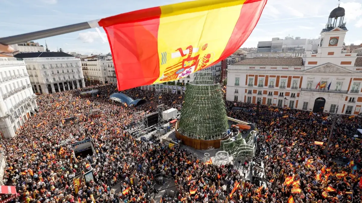 Spanish action affair rallies tens of bags of protesters in Madrid-tramesh