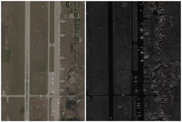 Ukrainian Drone Bombardment Leaves Scars on Russian Airbases, Satellite -tramesh