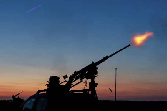 Russia Rocked by Massive Ukrainian Drone Strike, Exposing Putin’s Vulnerability 3 Ukrainian air defenses fire at Russian drones Monday in Kharkiv