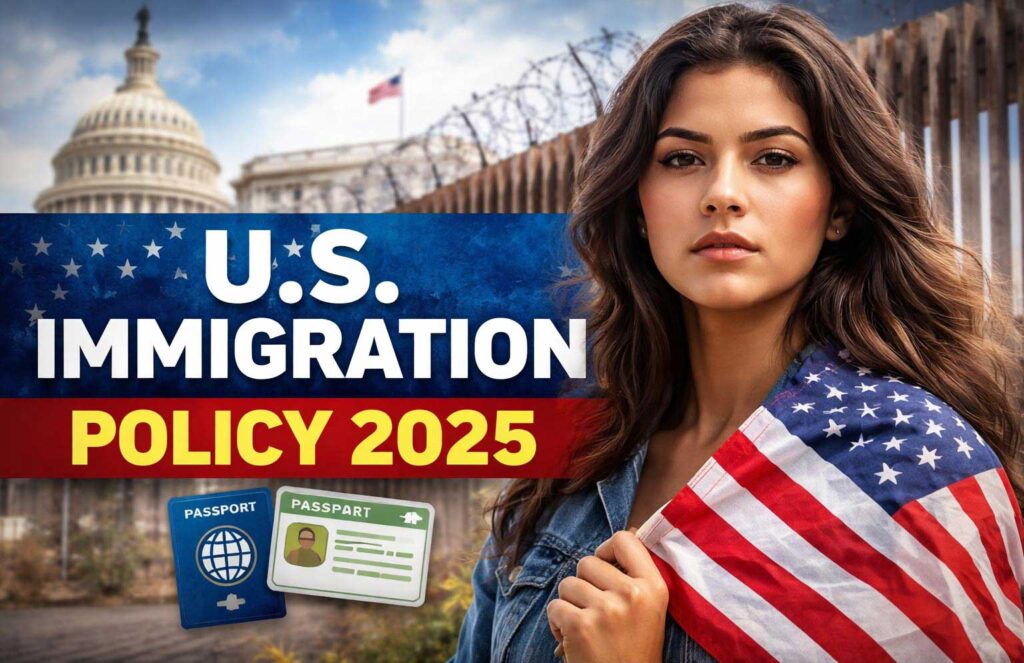 US immigration policy 2025 showing updated visa and border enforcement changes in America